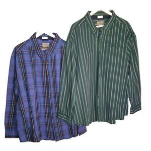 Lot CE SCHMIDT Workwear Toughwear Shirts 2XL Plaid‎ Longsleeve Durable